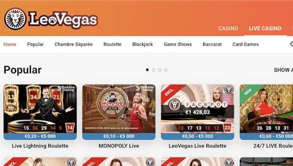 leovegas-casino-sister-sites-games